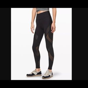 Lululemon WUNDER UNDER HIGH-RISE TIGHT *MESH 28"